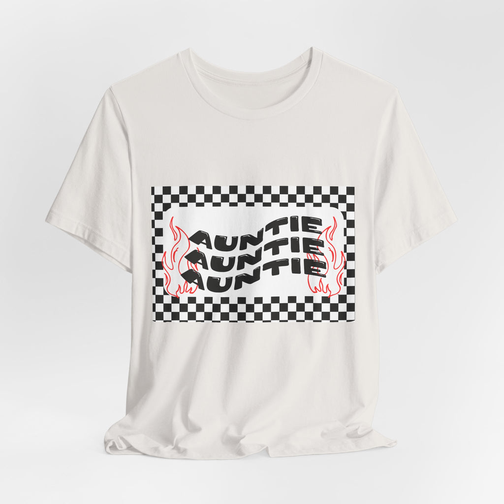 Auntie Checkerboard Tee