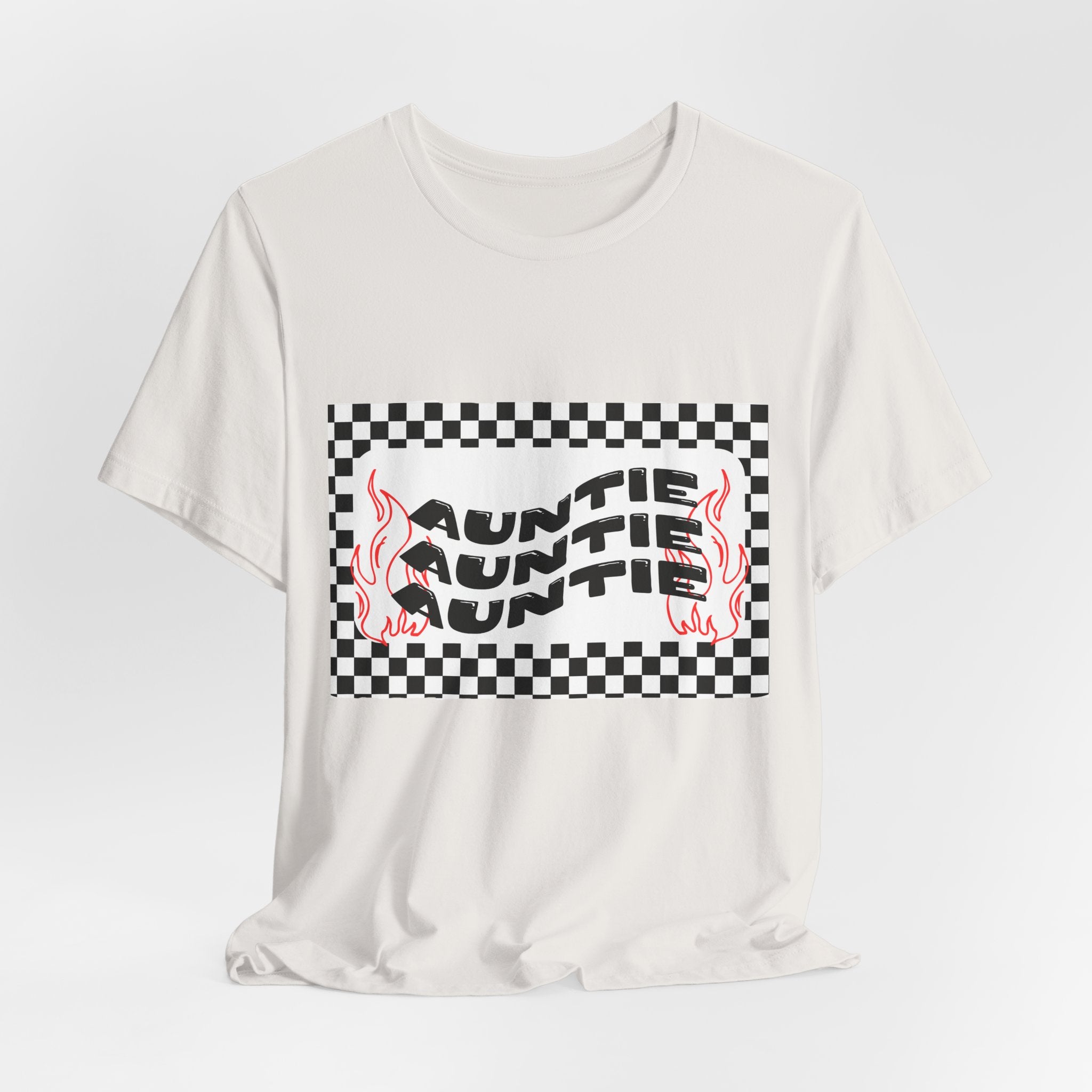 Auntie Checkerboard Tee