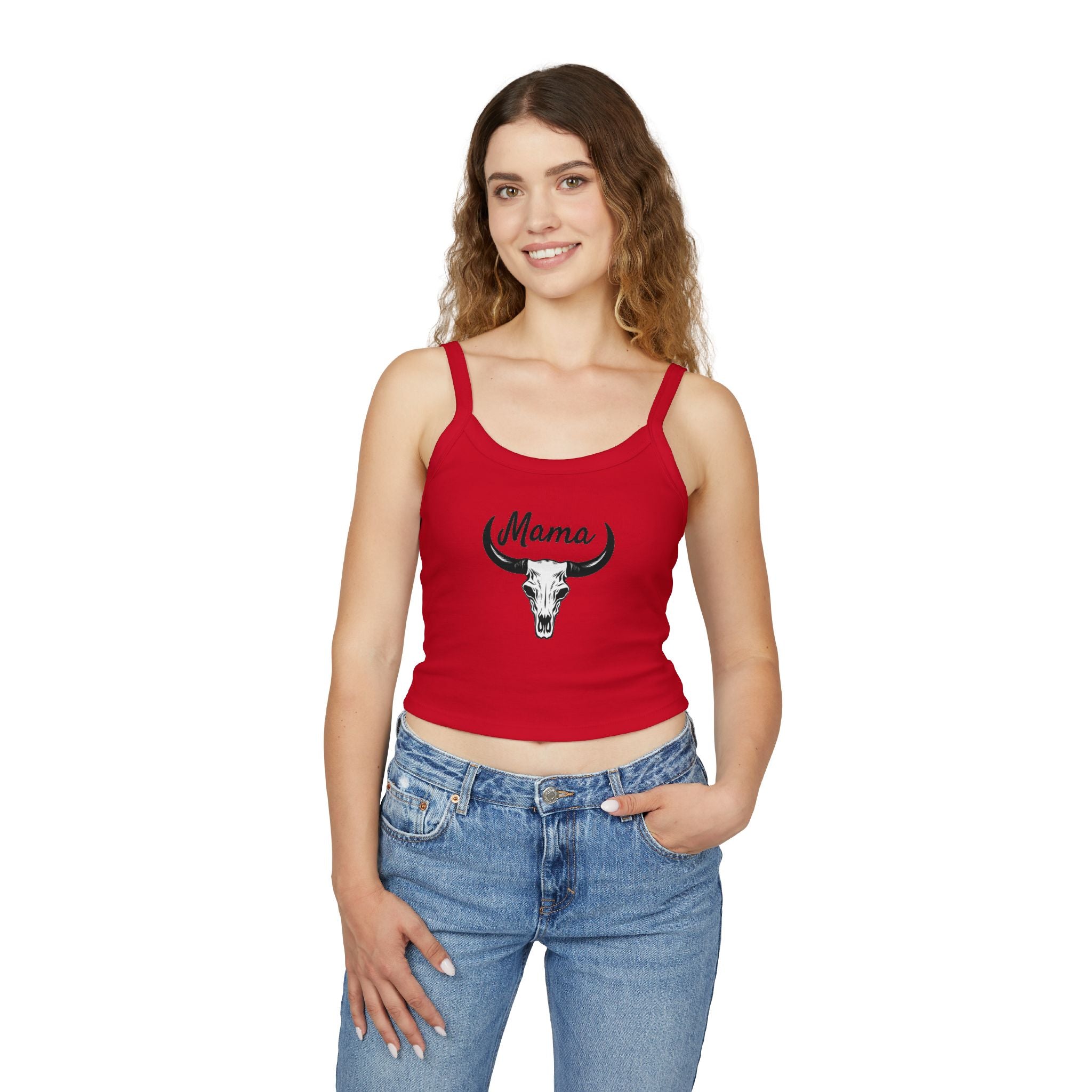 “Mama” Bull Skull Tank Top
