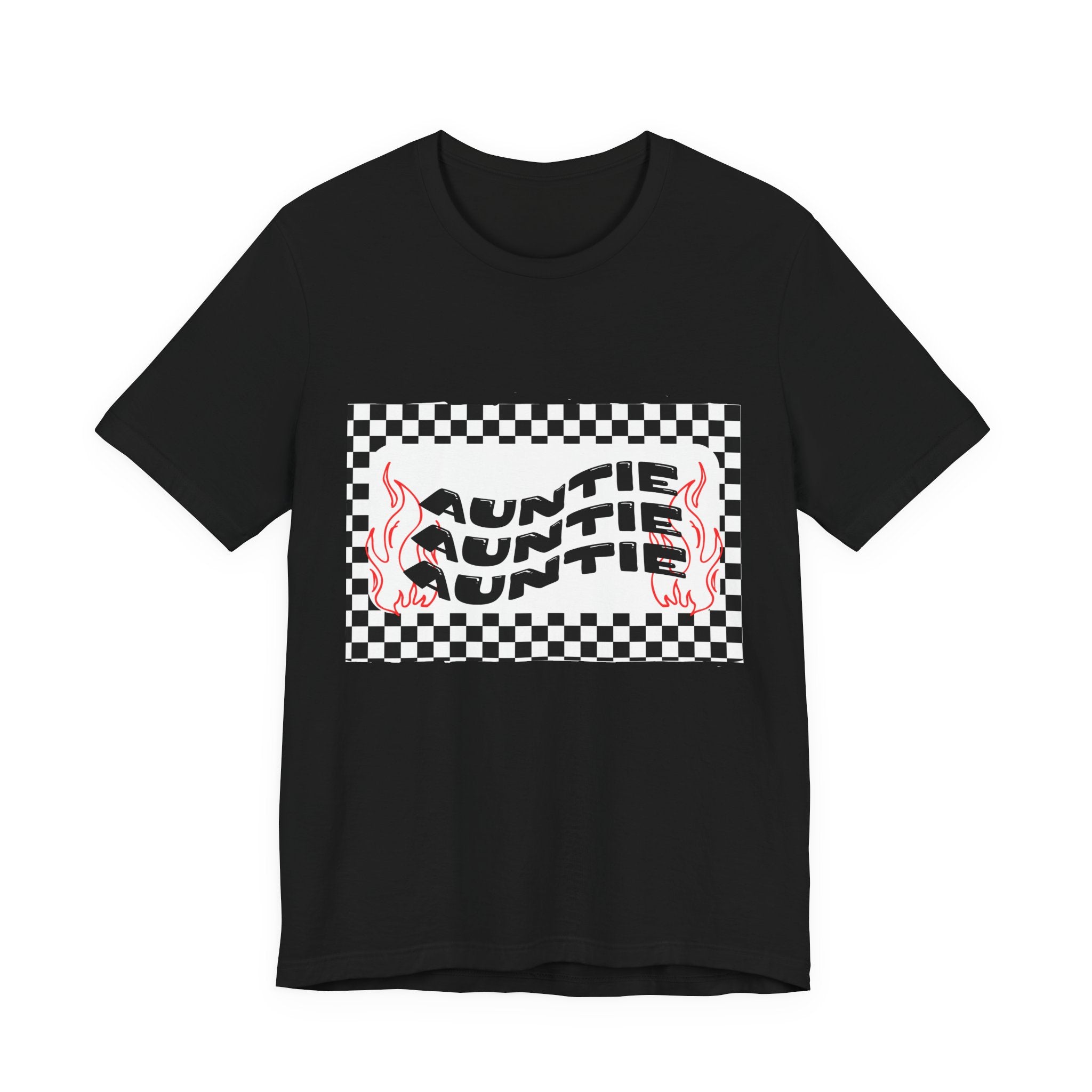 Auntie Checkerboard Tee