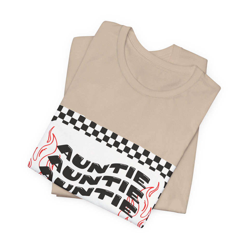 Auntie Checkerboard Tee