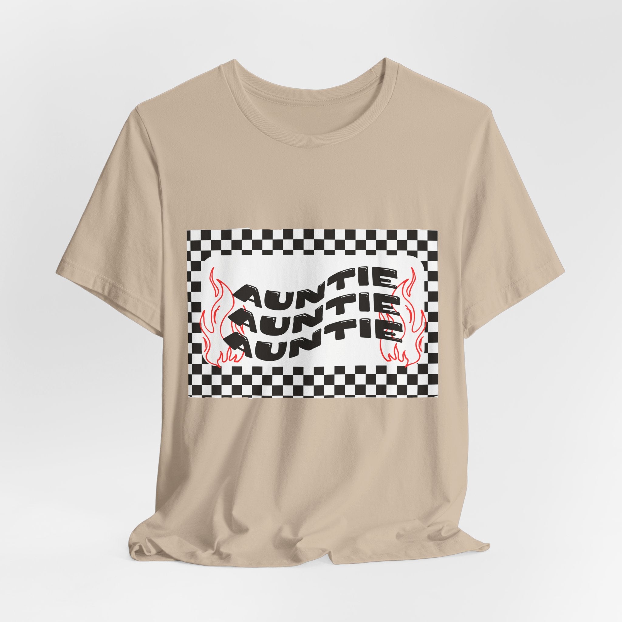 Auntie Checkerboard Tee