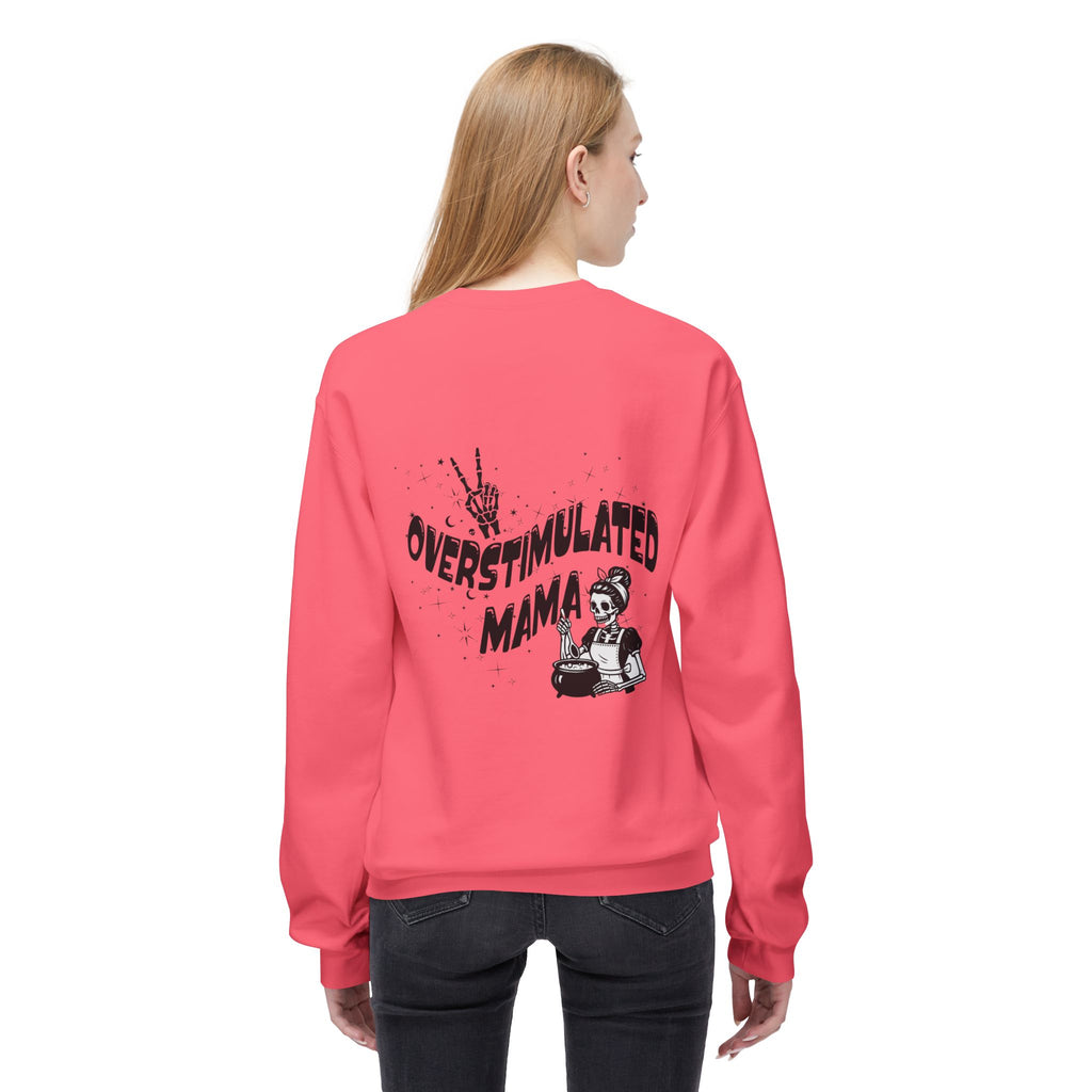 "Overstimulated Mama" Crewneck Sweatshirt