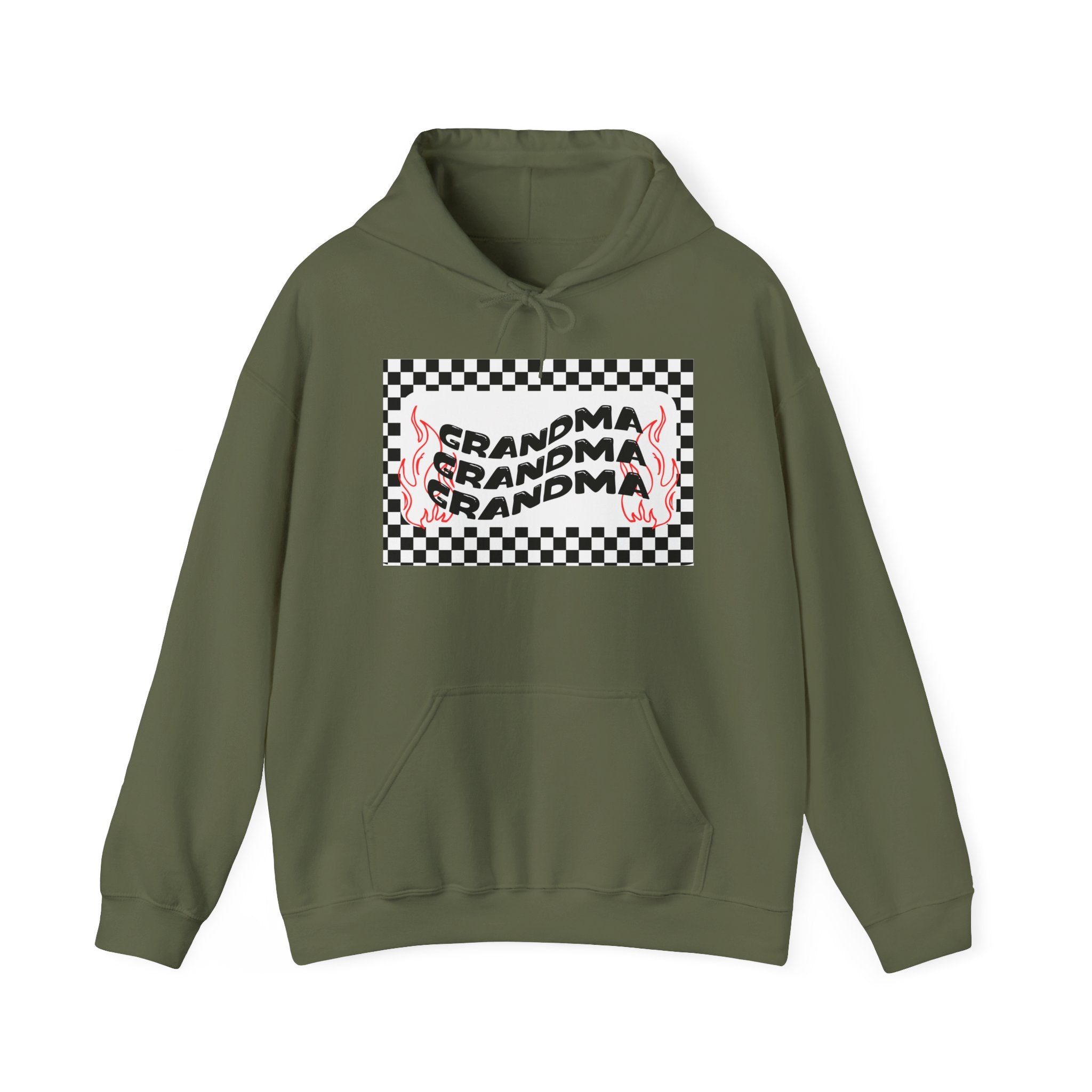 Grandma Checkerboard Hoodie