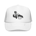 Boy Mom Trucker Hat — Skull & Heart Foam Mesh Cap for Proud Moms