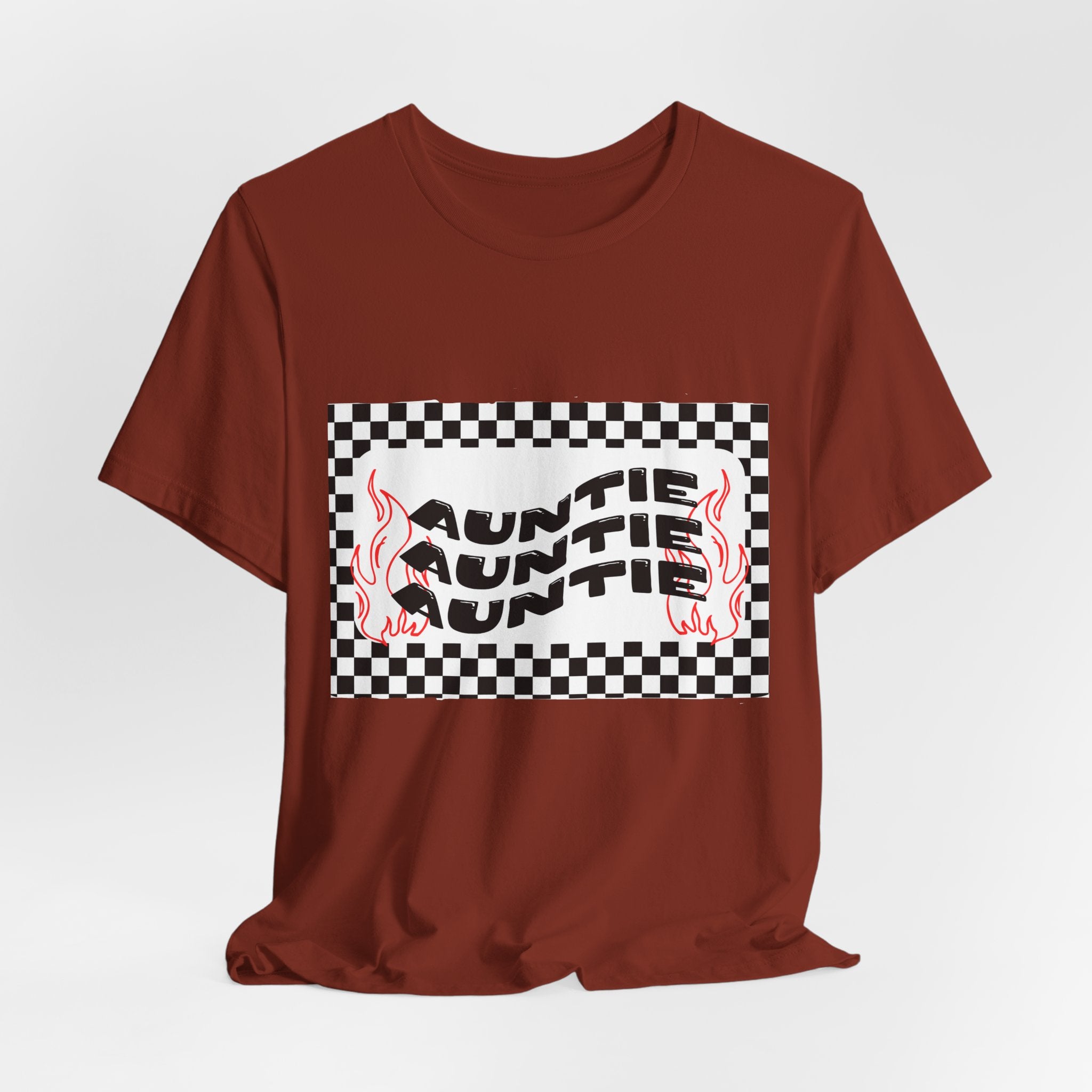 Auntie Checkerboard Tee