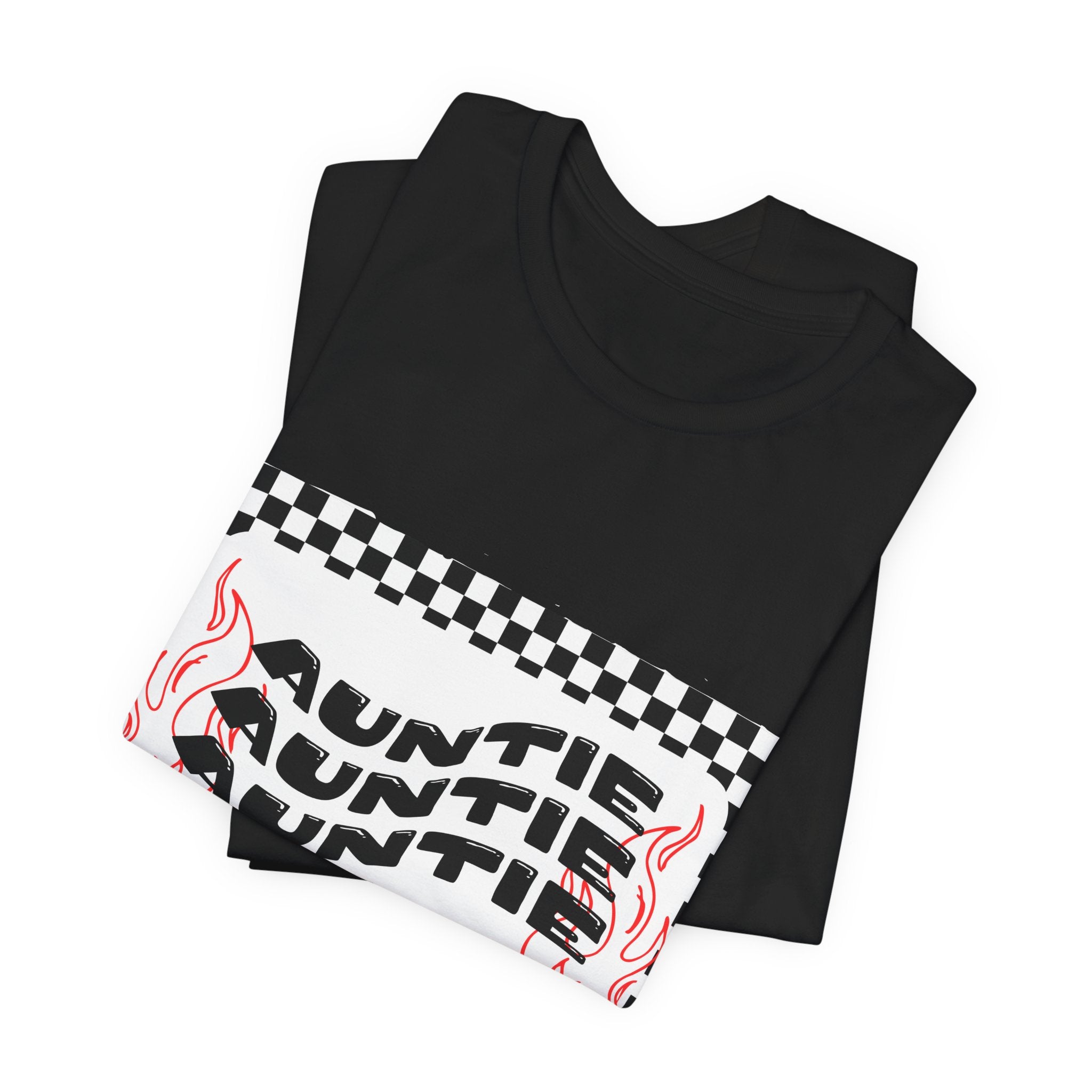 Auntie Checkerboard Tee