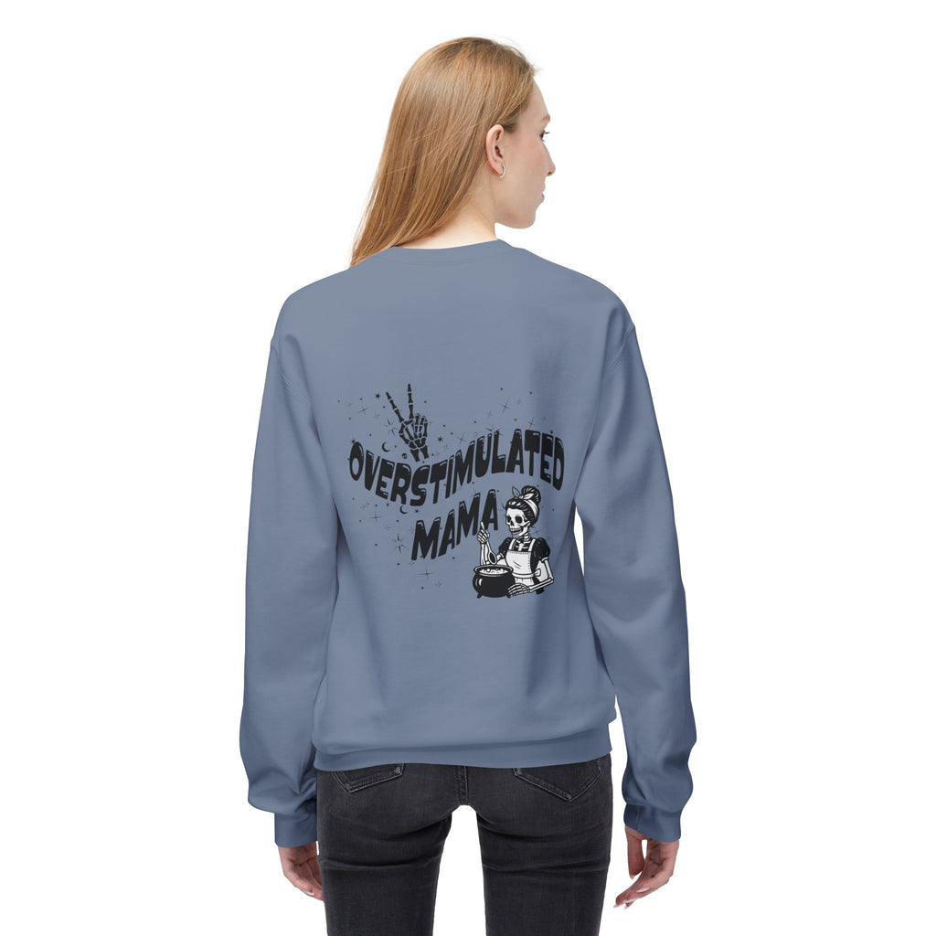 "Overstimulated Mama" Crewneck Sweatshirt