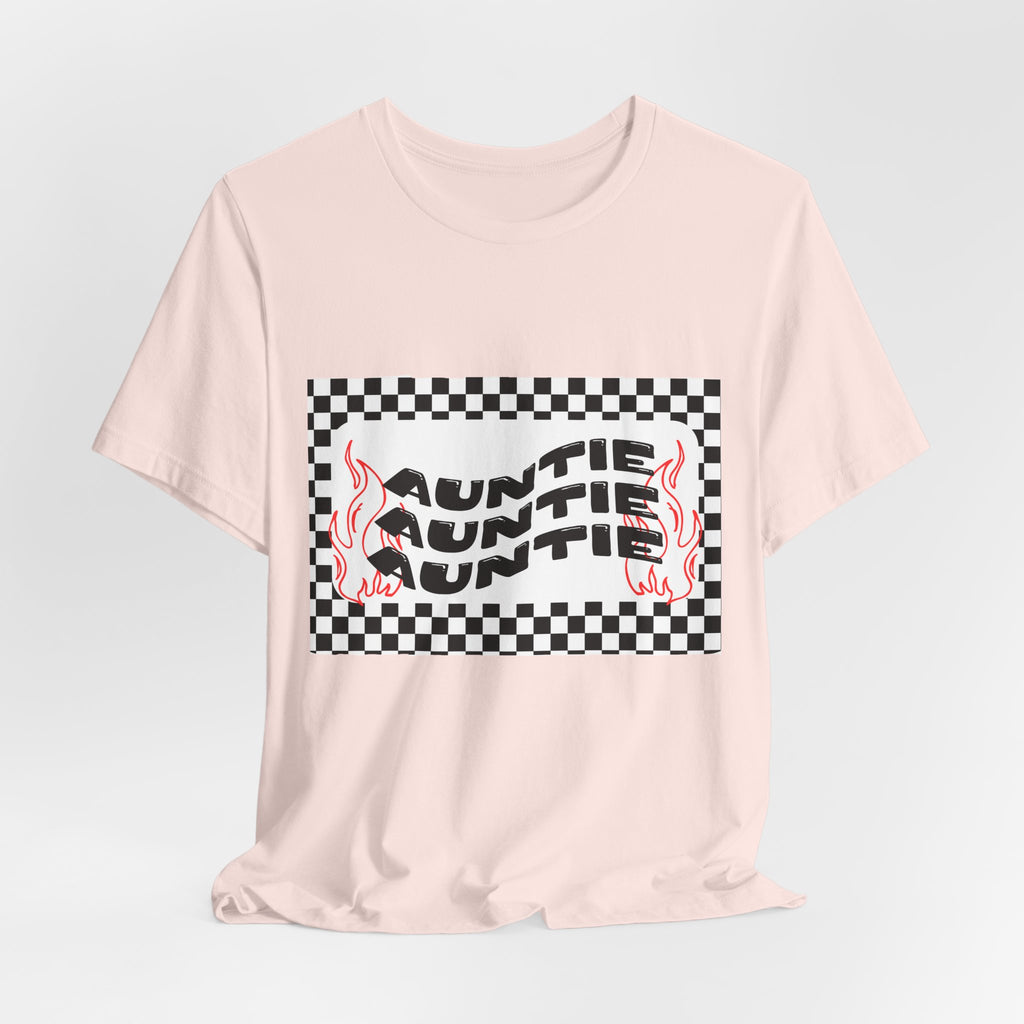 Auntie Checkerboard Tee