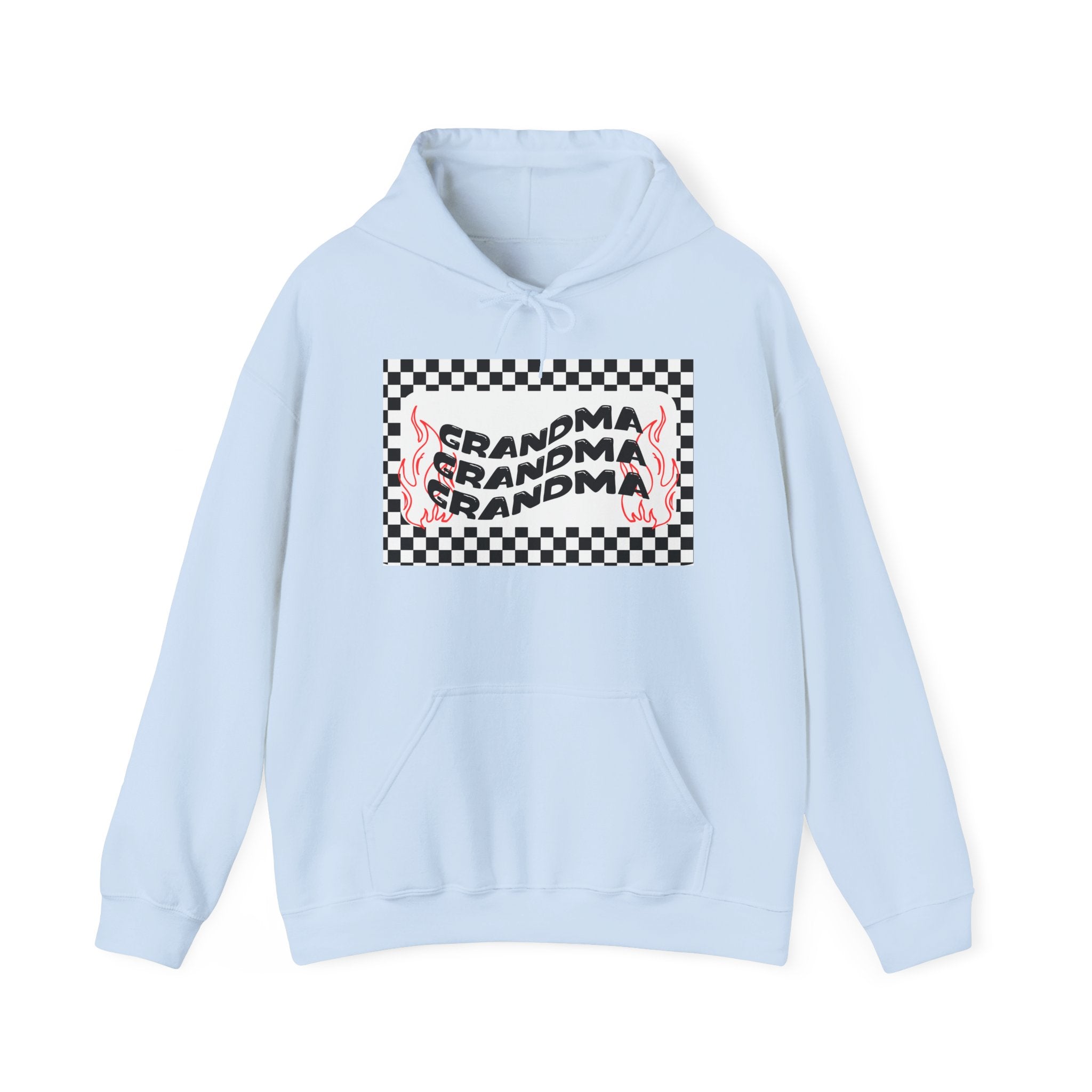 Grandma Checkerboard Hoodie