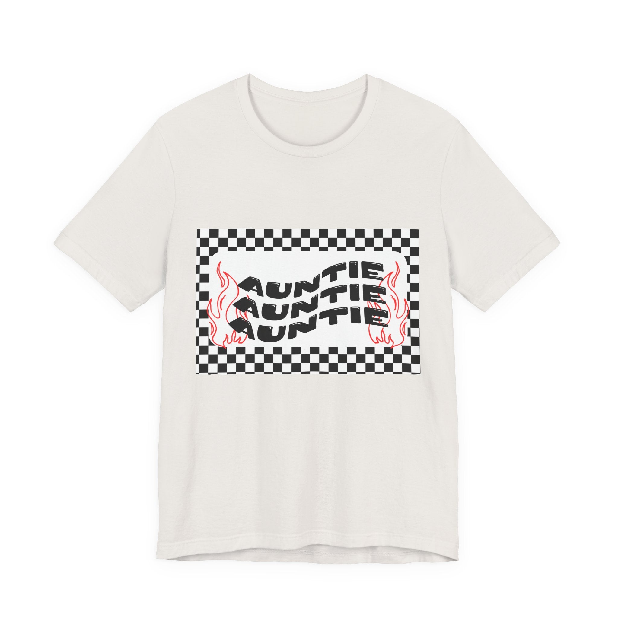 Auntie Checkerboard Tee