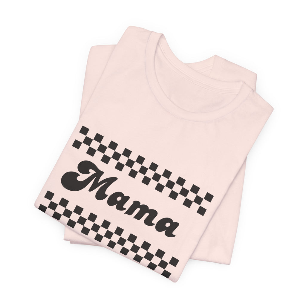 Mama Checkerboard Tee