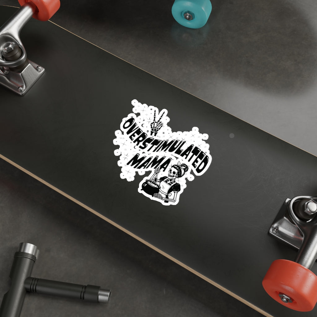 "Overstimulated Mama" Die-Cut Sticker