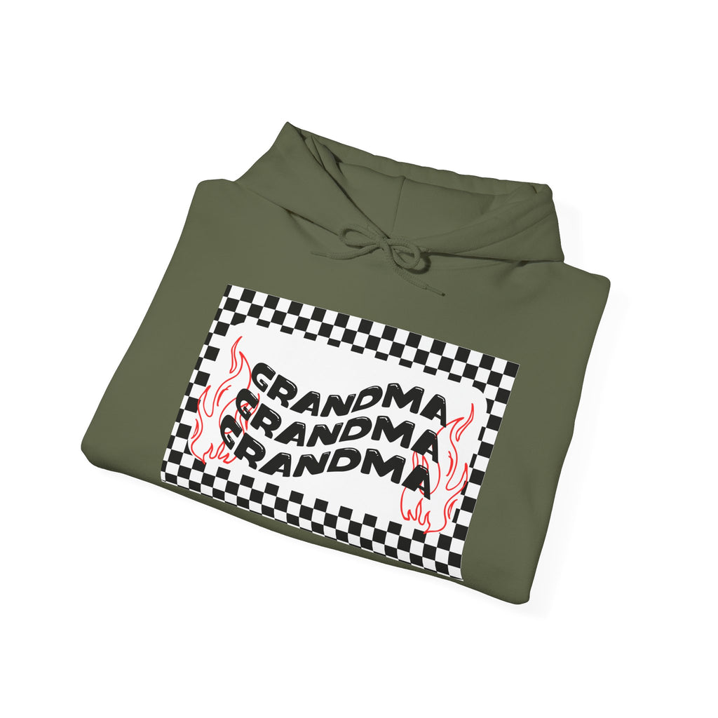 Grandma Checkerboard Hoodie