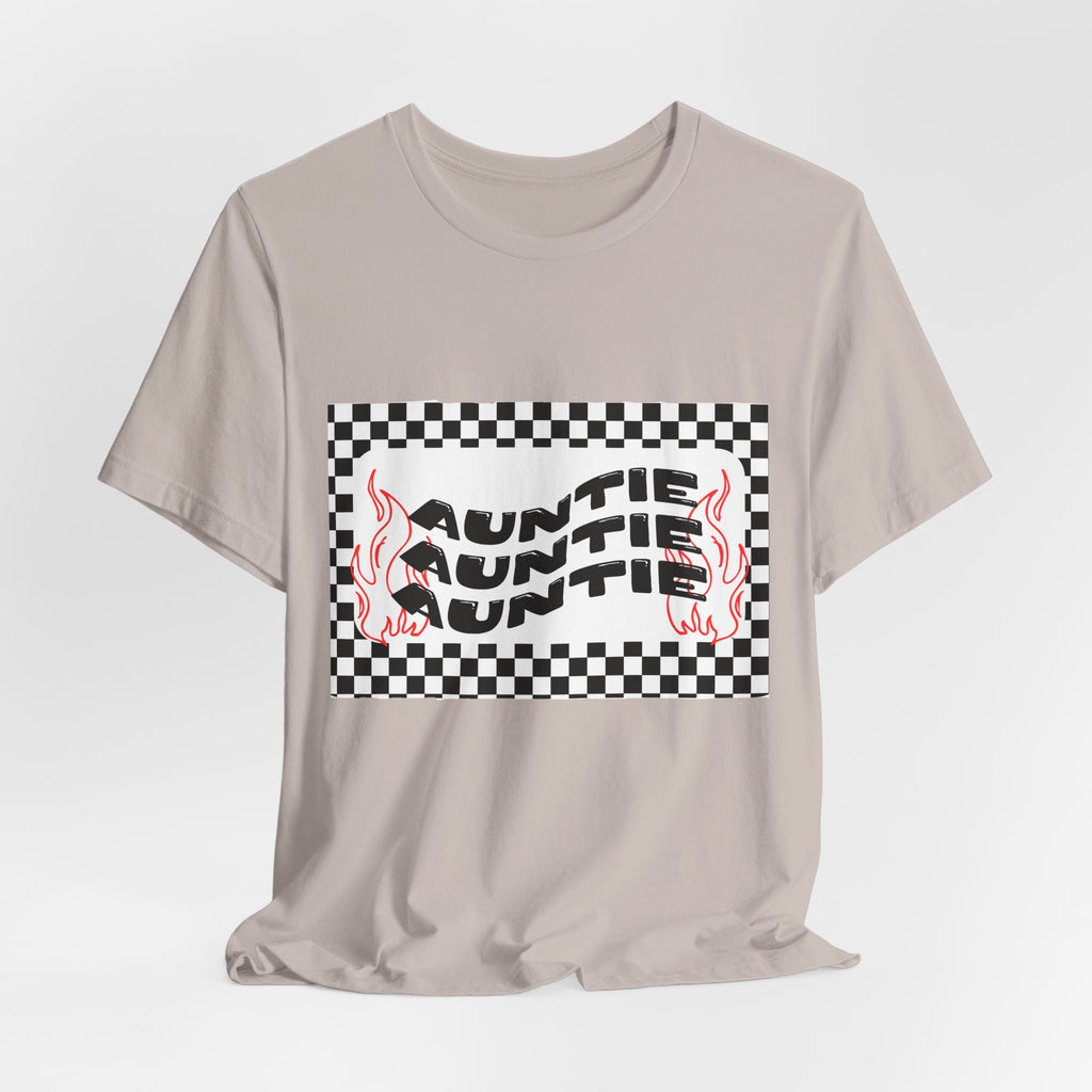 Auntie Checkerboard Tee