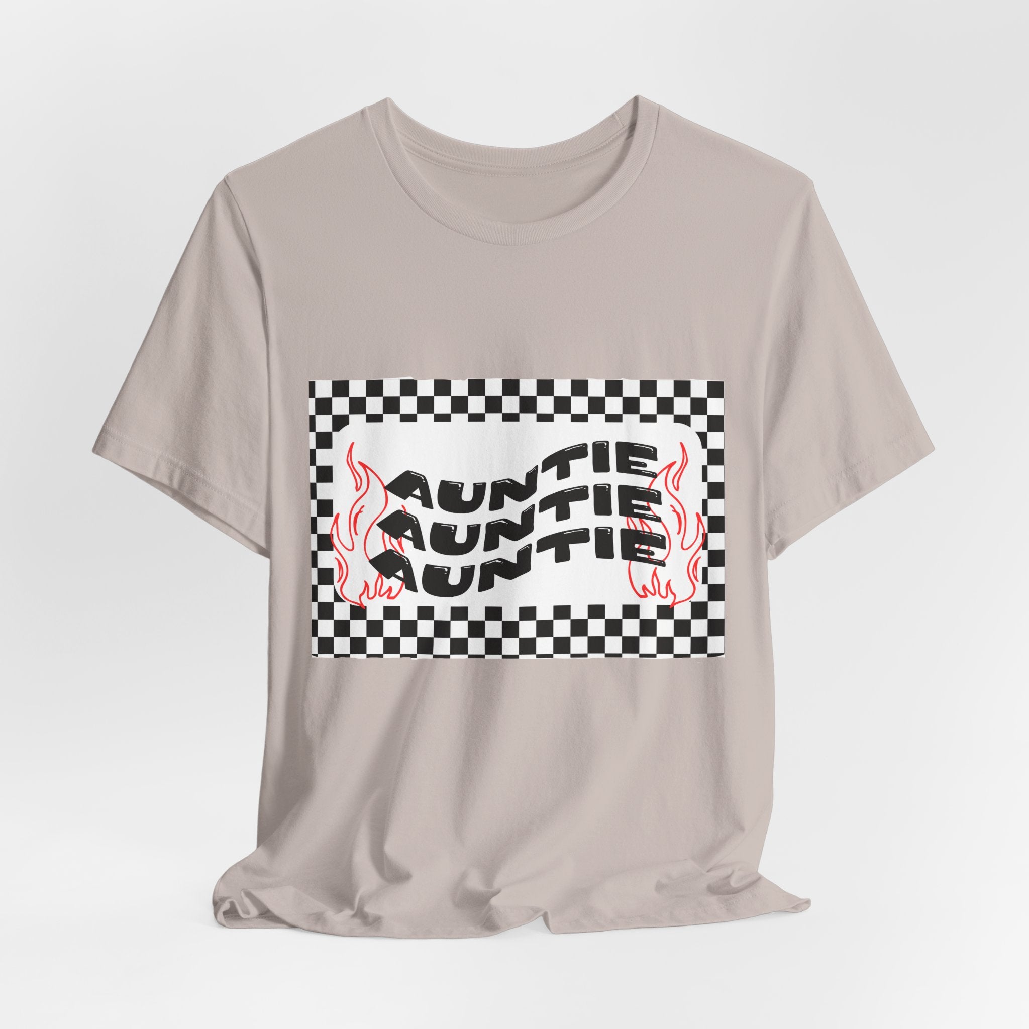 Auntie Checkerboard Tee