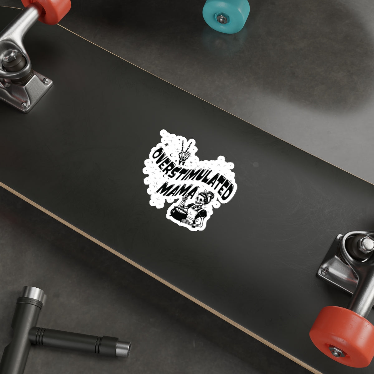 "Overstimulated Mama" Die-Cut Sticker