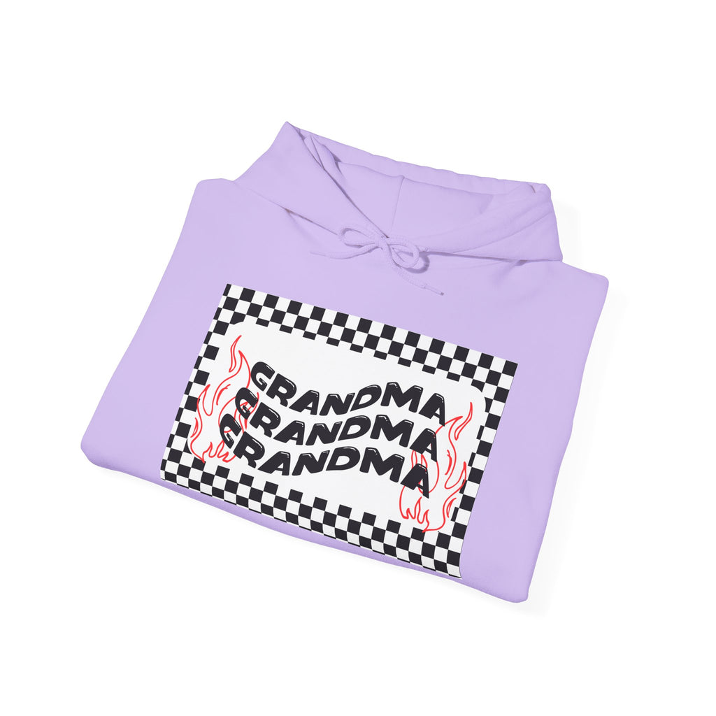 Grandma Checkerboard Hoodie
