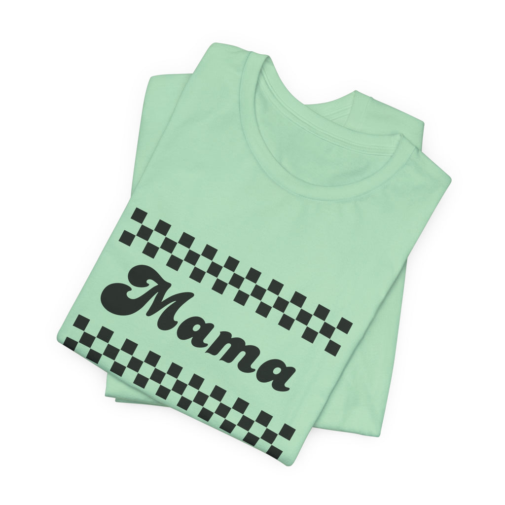 Mama Checkerboard Tee
