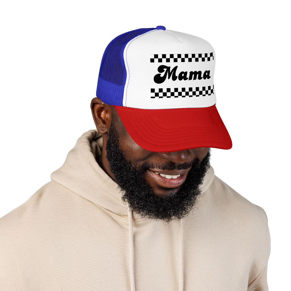 Mama Checker Trucker Hat