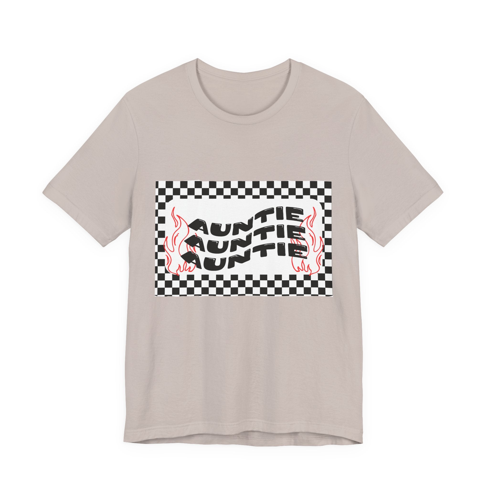 Auntie Checkerboard Tee