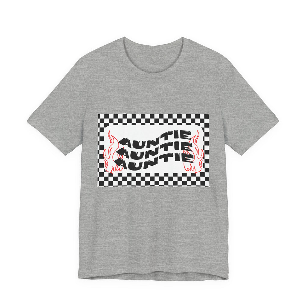 Auntie Checkerboard Tee
