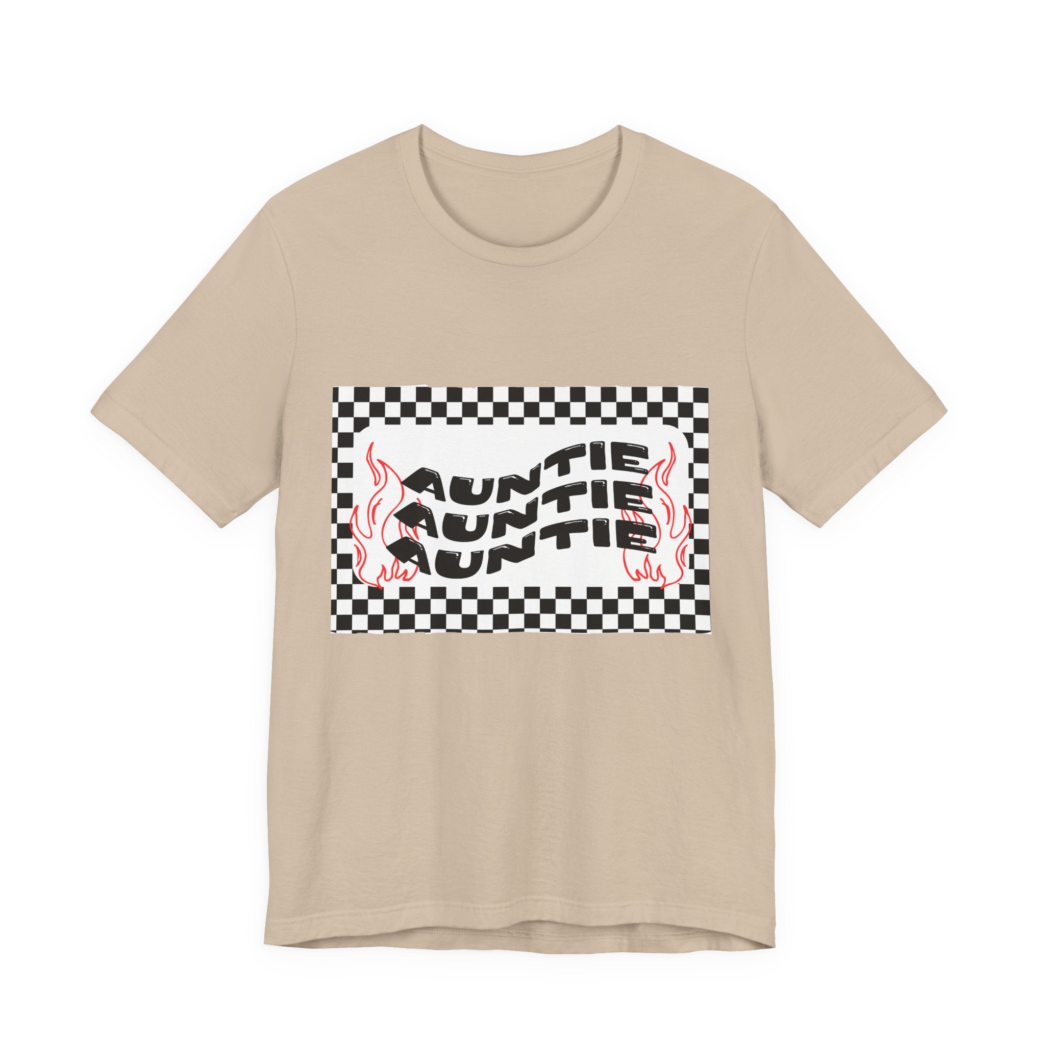 Auntie Checkerboard Tee