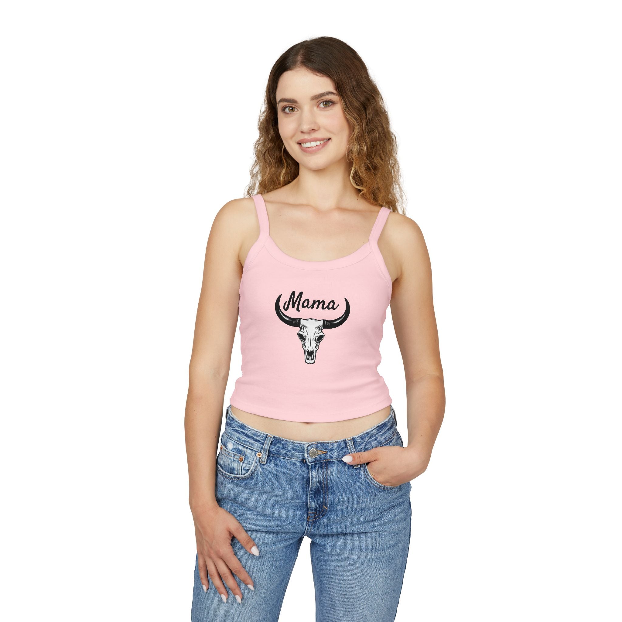 “Mama” Bull Skull Tank Top