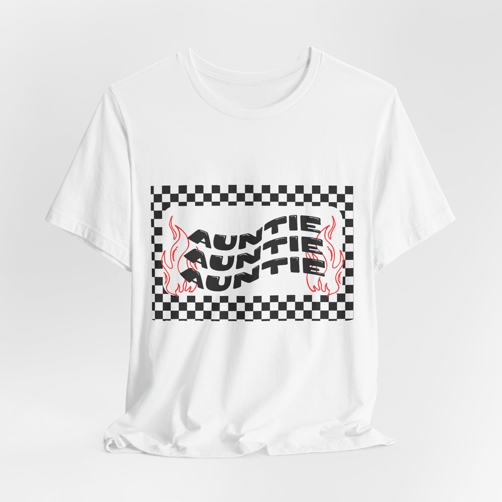 Auntie Checkerboard Tee