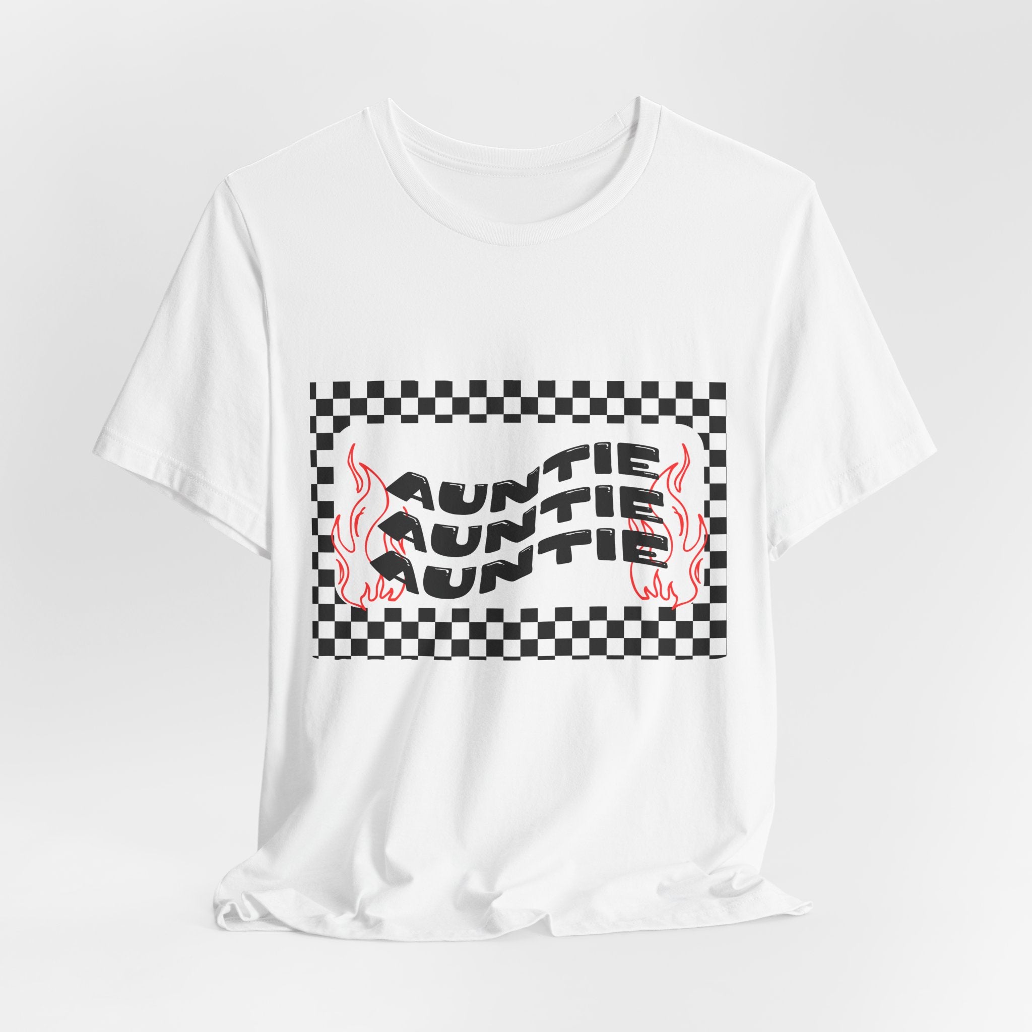 Auntie Checkerboard Tee