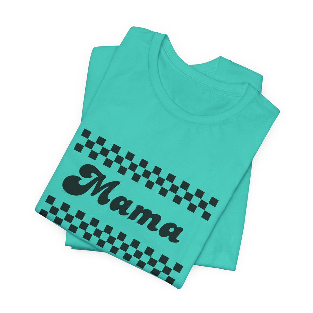Mama Checkerboard Tee