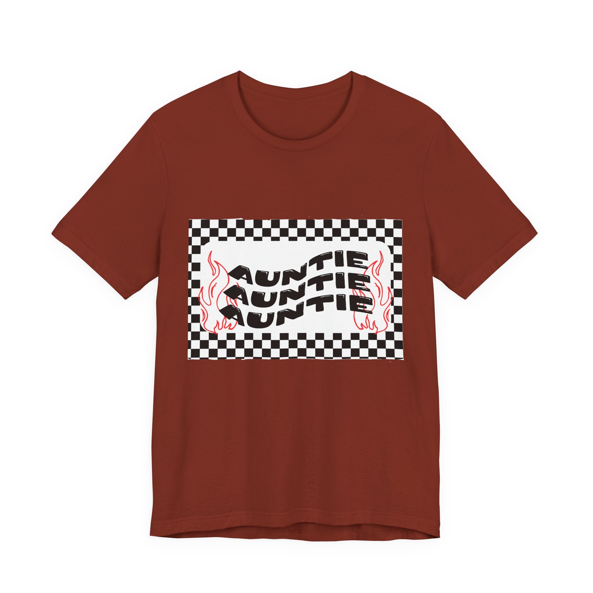 Auntie Checkerboard Tee