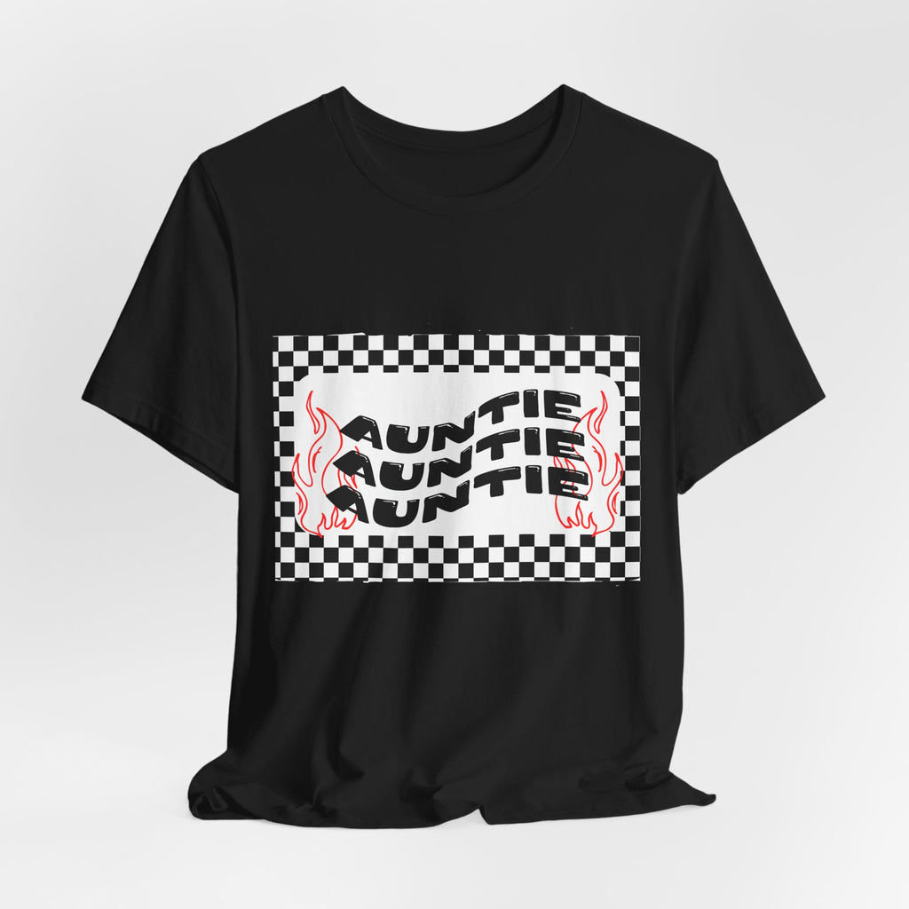 Auntie Checkerboard Tee