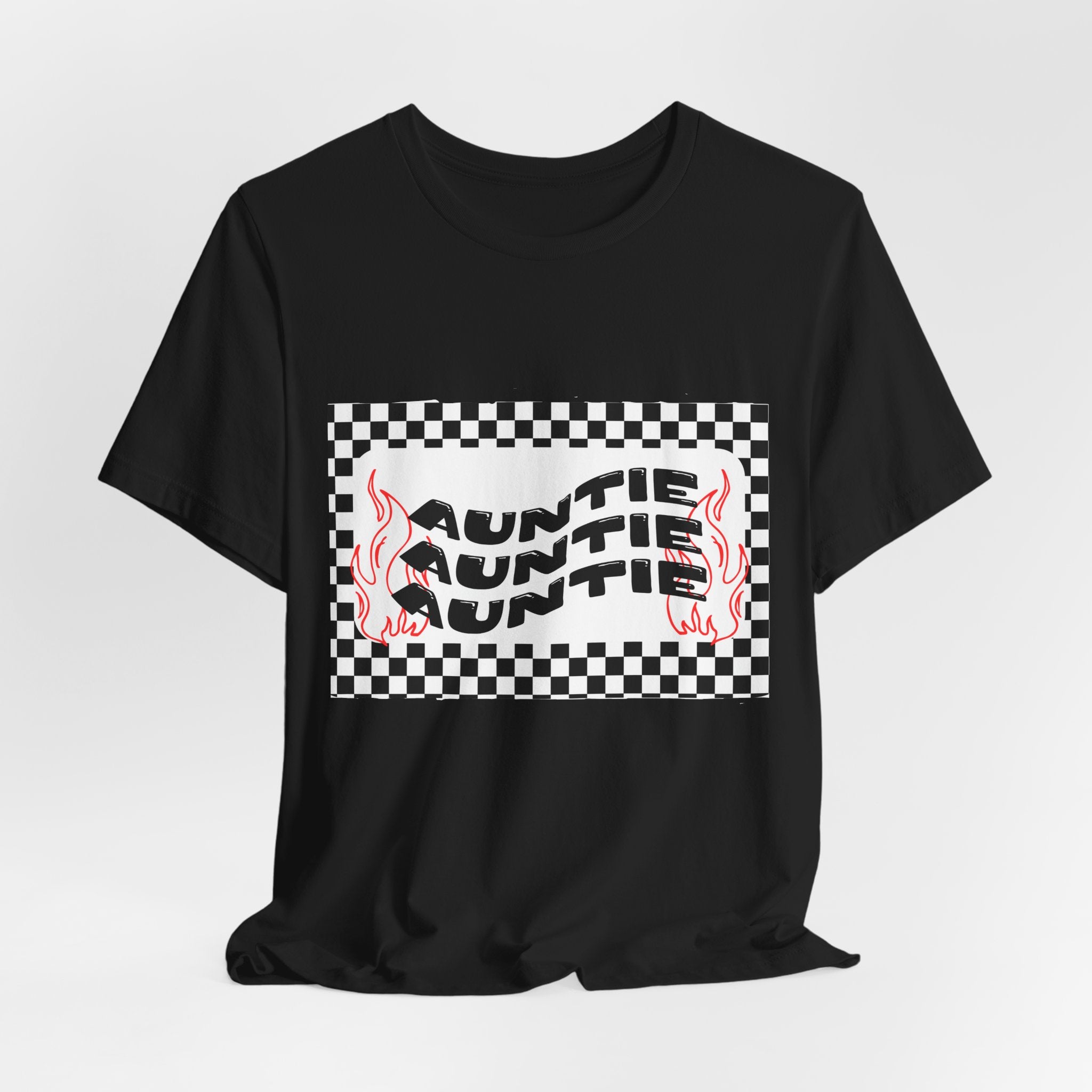 Auntie Checkerboard Tee