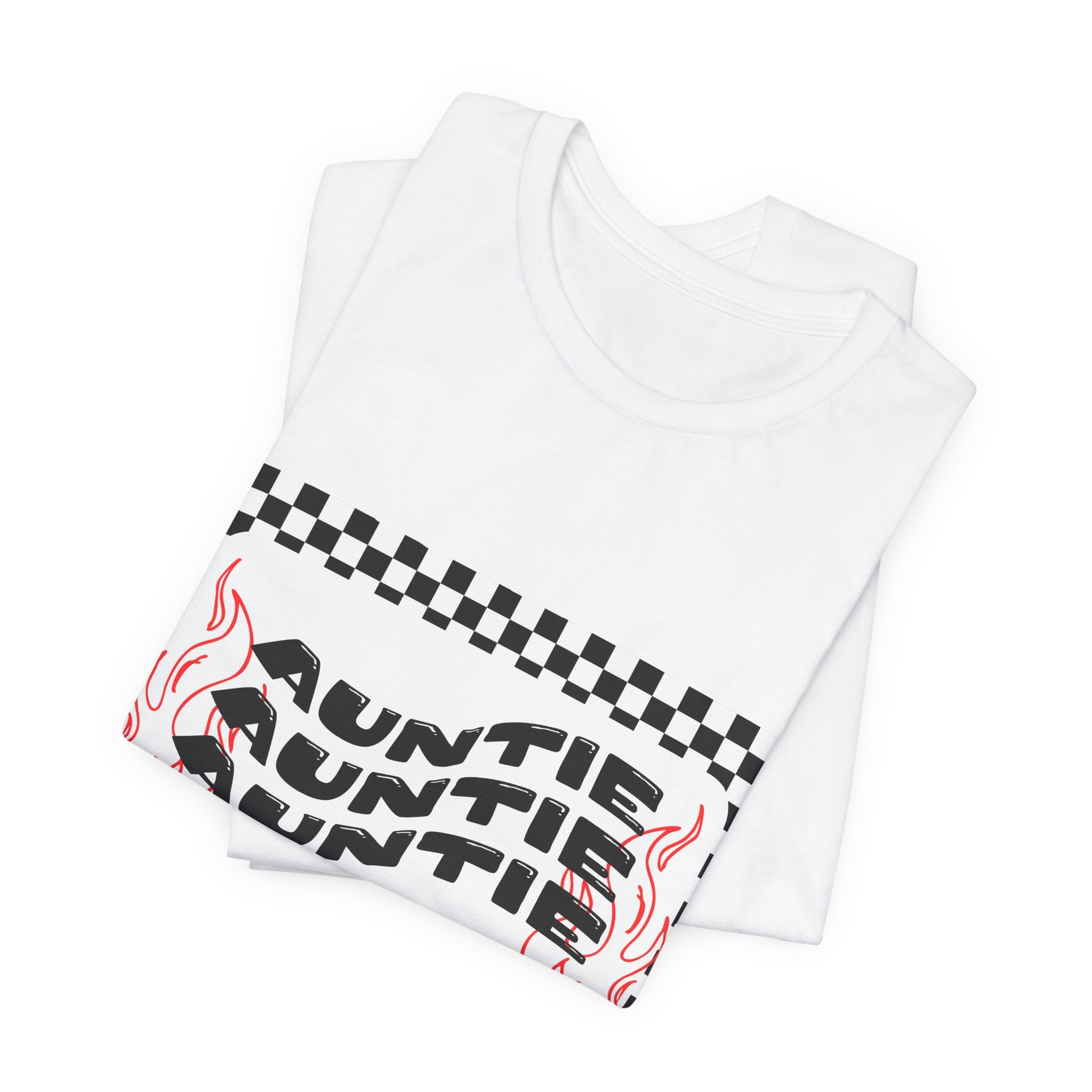 Auntie Checkerboard Tee