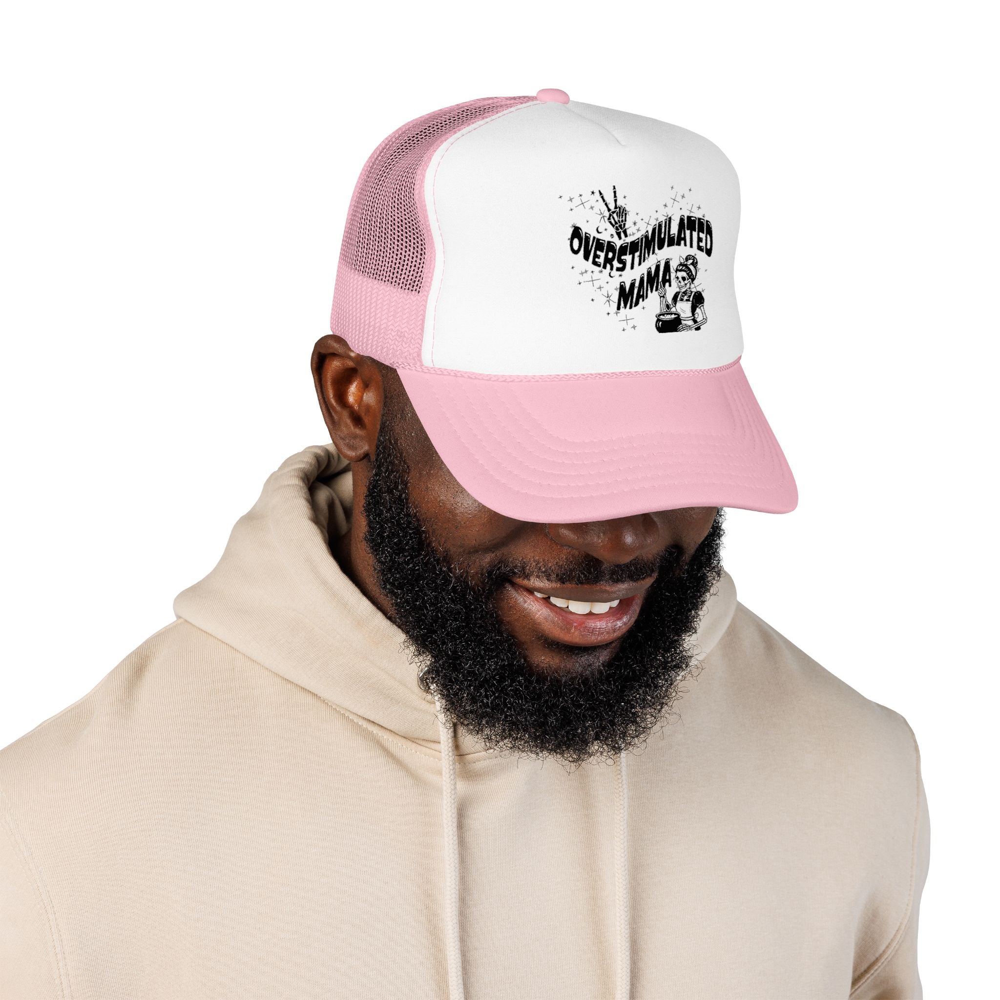 "Overstimulated Mama" Foam Trucker Hat