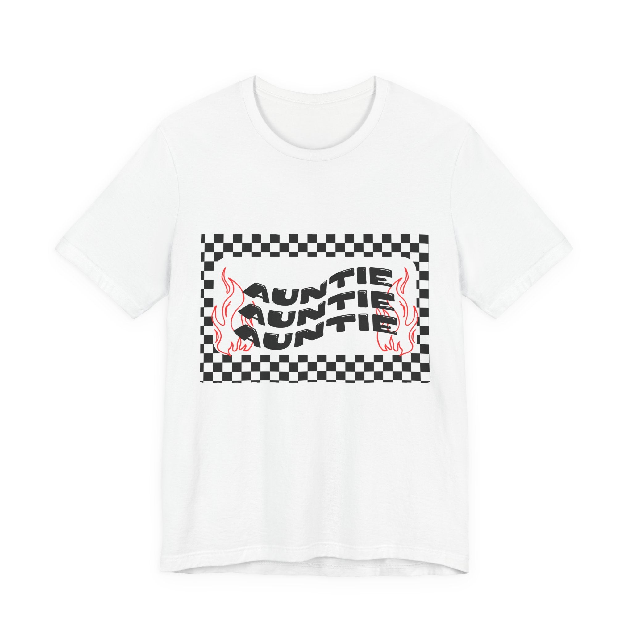 Auntie Checkerboard Tee
