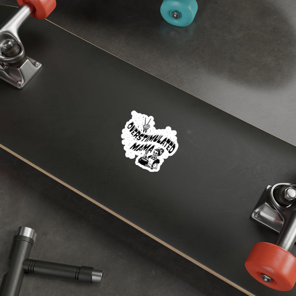 "Overstimulated Mama" Die-Cut Sticker