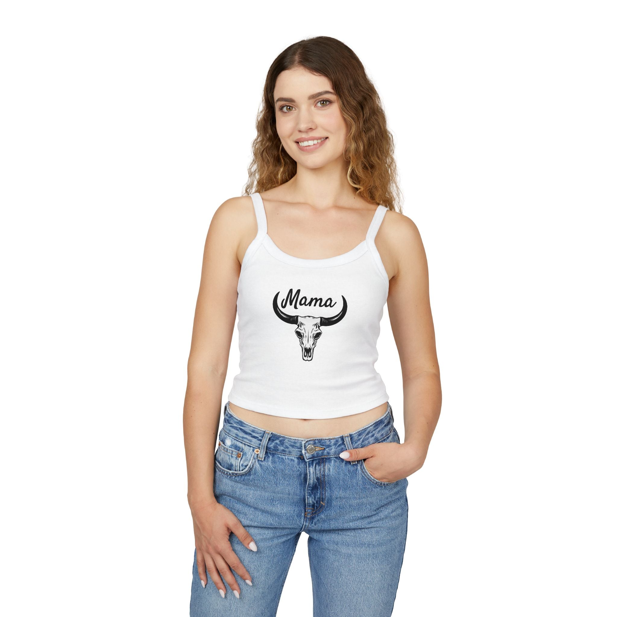 “Mama” Bull Skull Tank Top