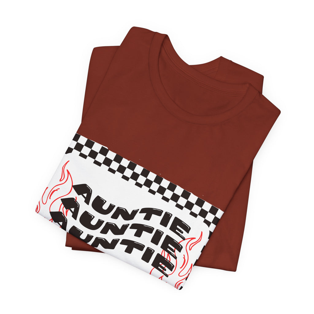 Auntie Checkerboard Tee