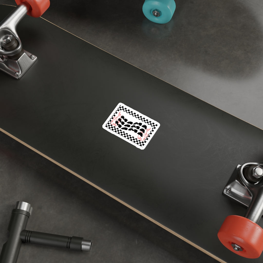 "Mama" Flames Die-Cut Sticker