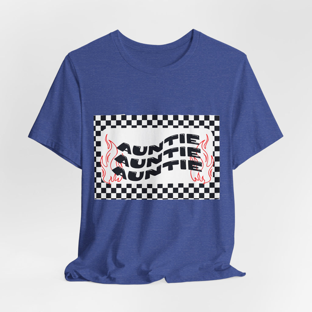 Auntie Checkerboard Tee