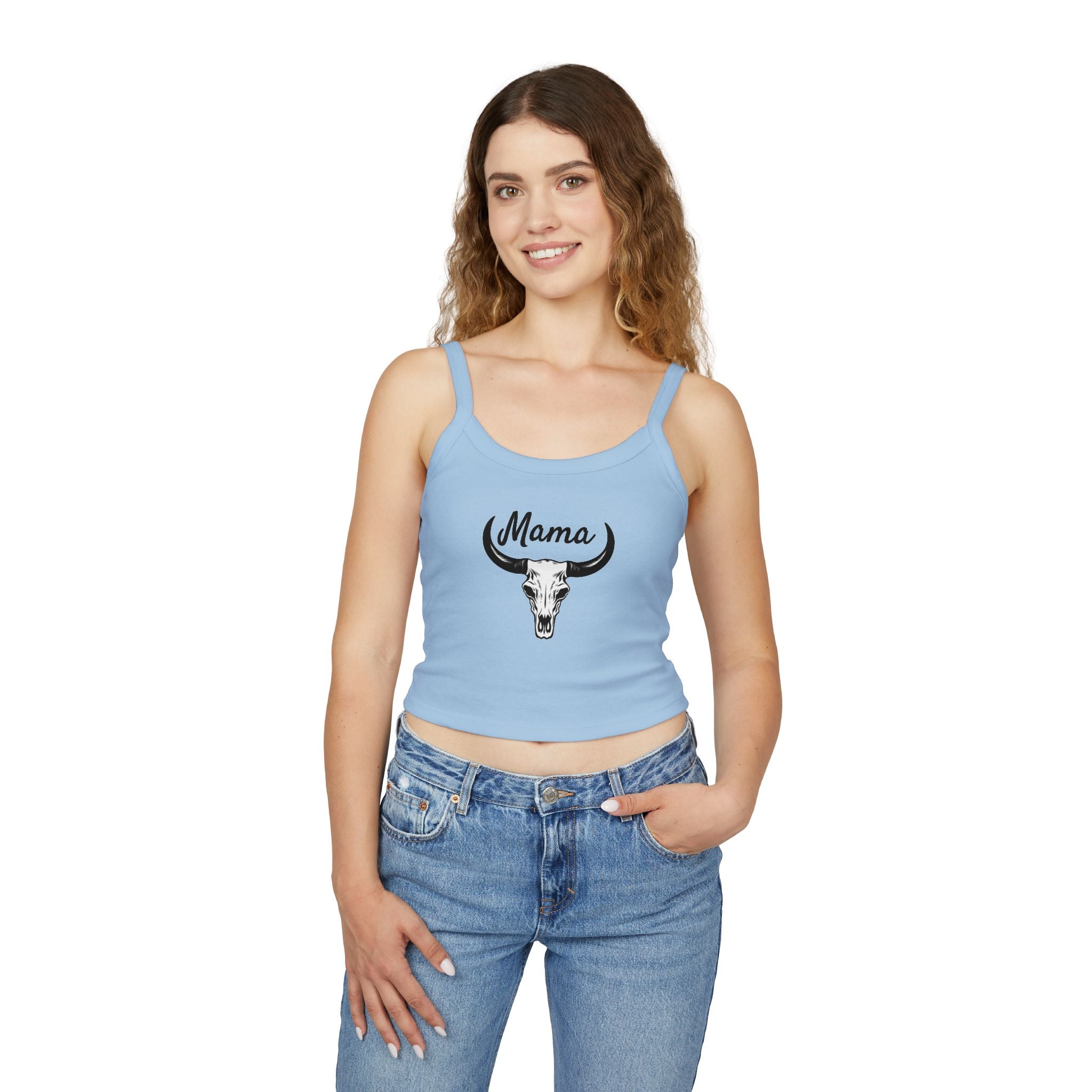 “Mama” Bull Skull Tank Top